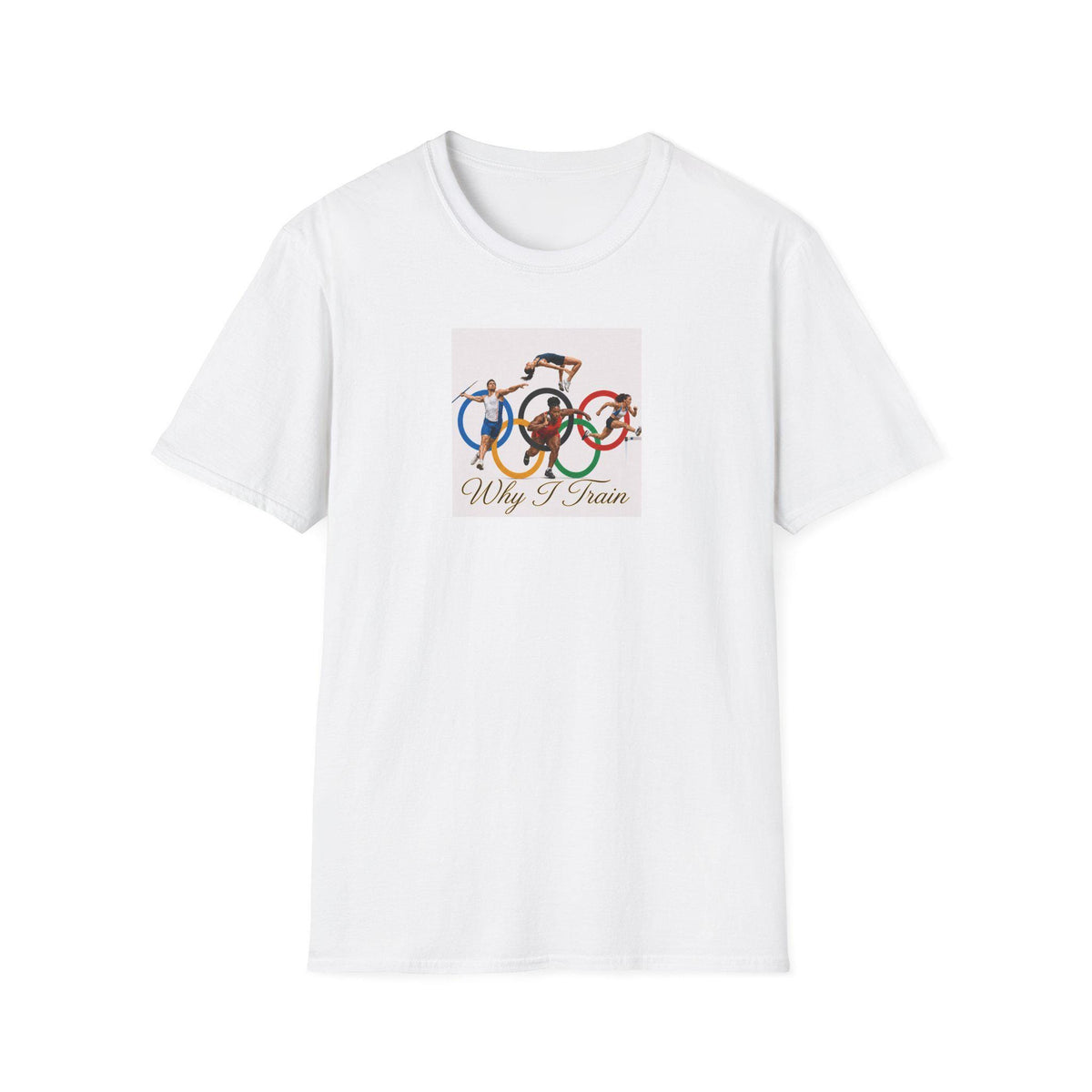 Olympic Rings Gymnastics Why I Train T-Shirt | Gymnast Tee