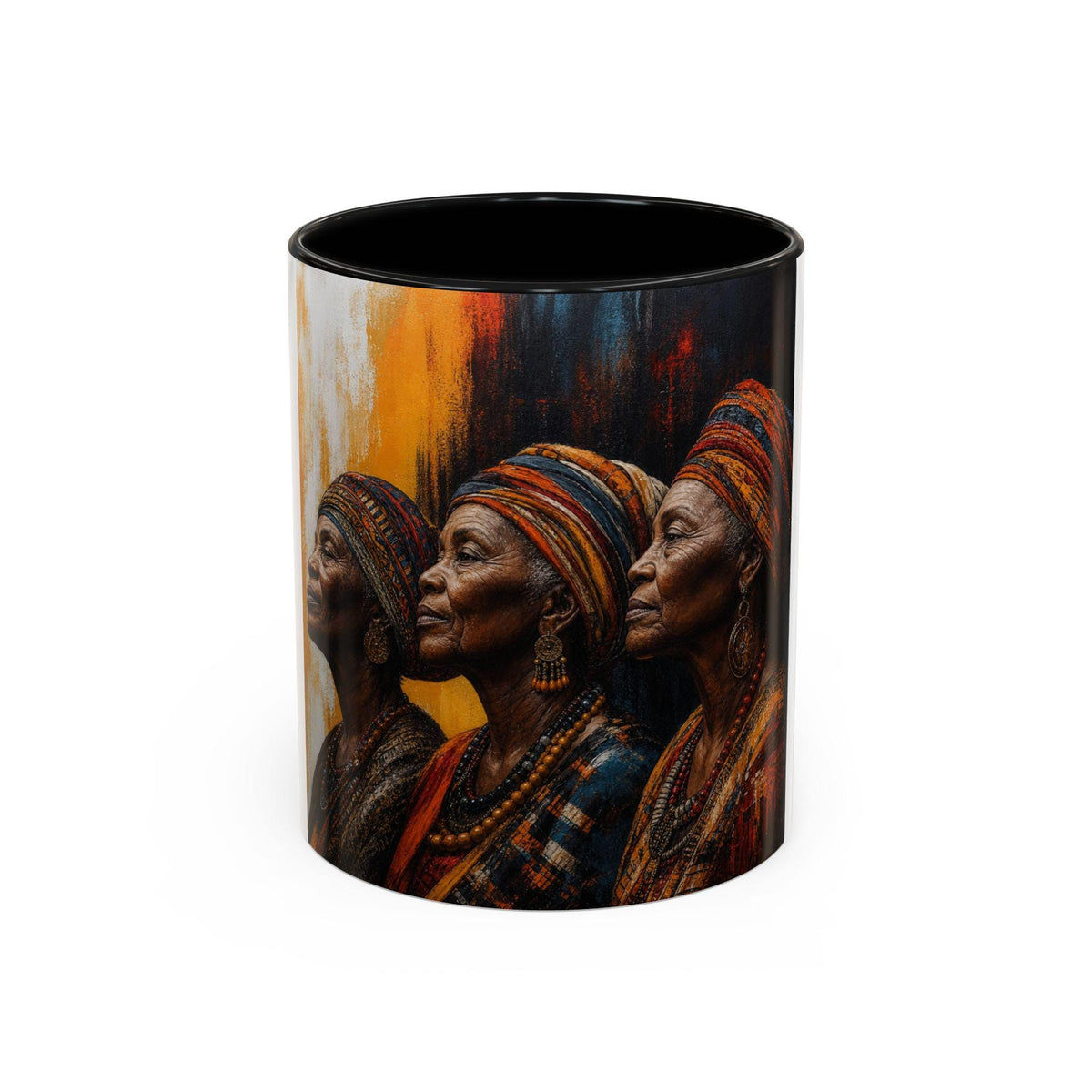 African Elder Portrait coffee mug | Accent 11oz or 15oz