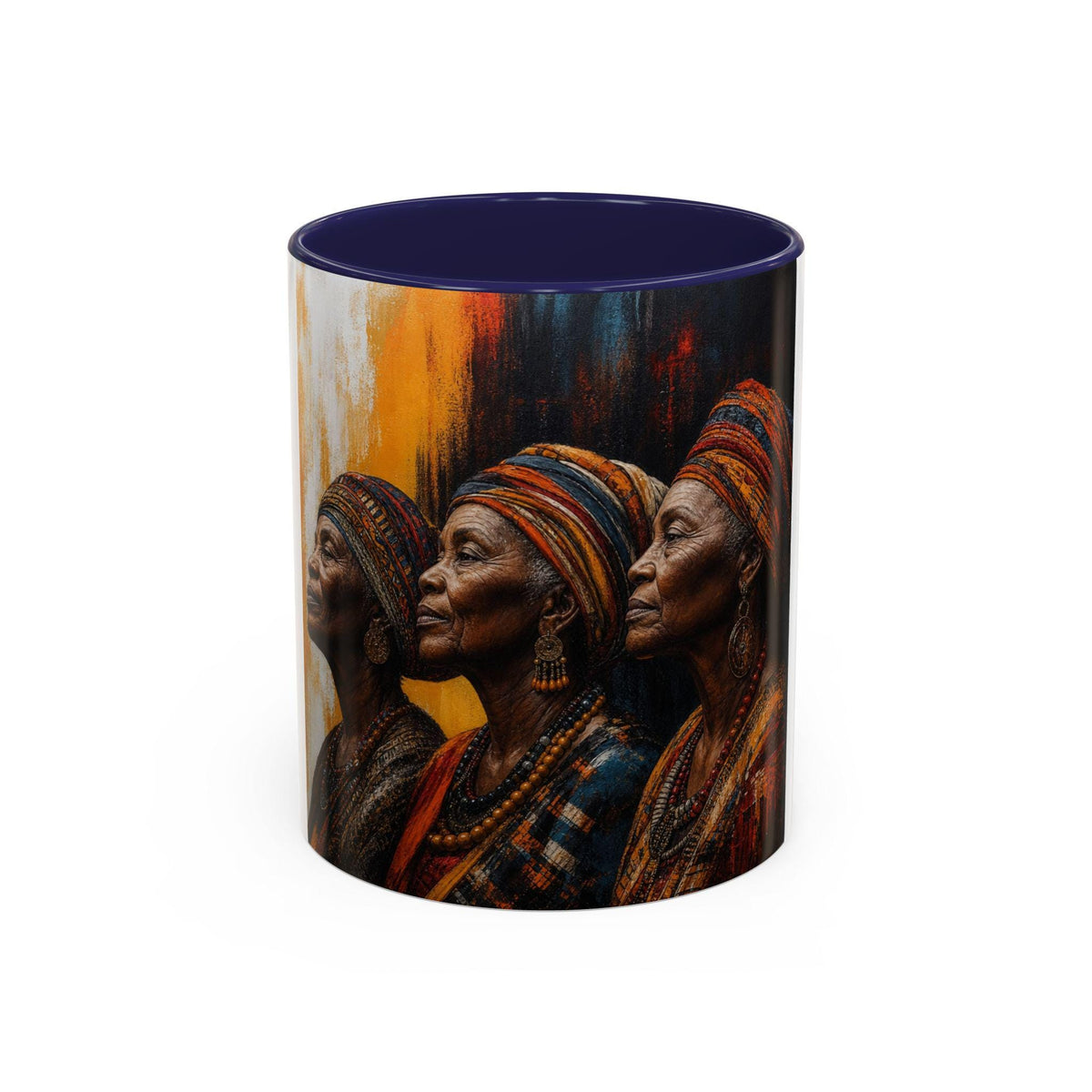 African Elder Portrait coffee mug | Accent 11oz or 15oz
