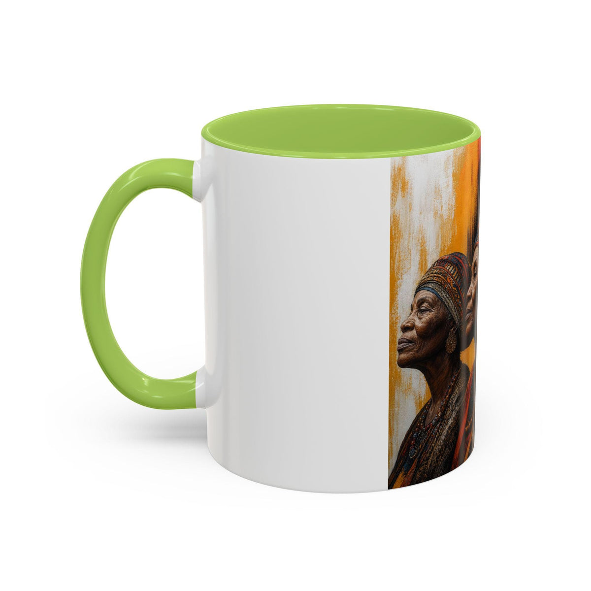 African Elder Portrait coffee mug | Accent 11oz or 15oz