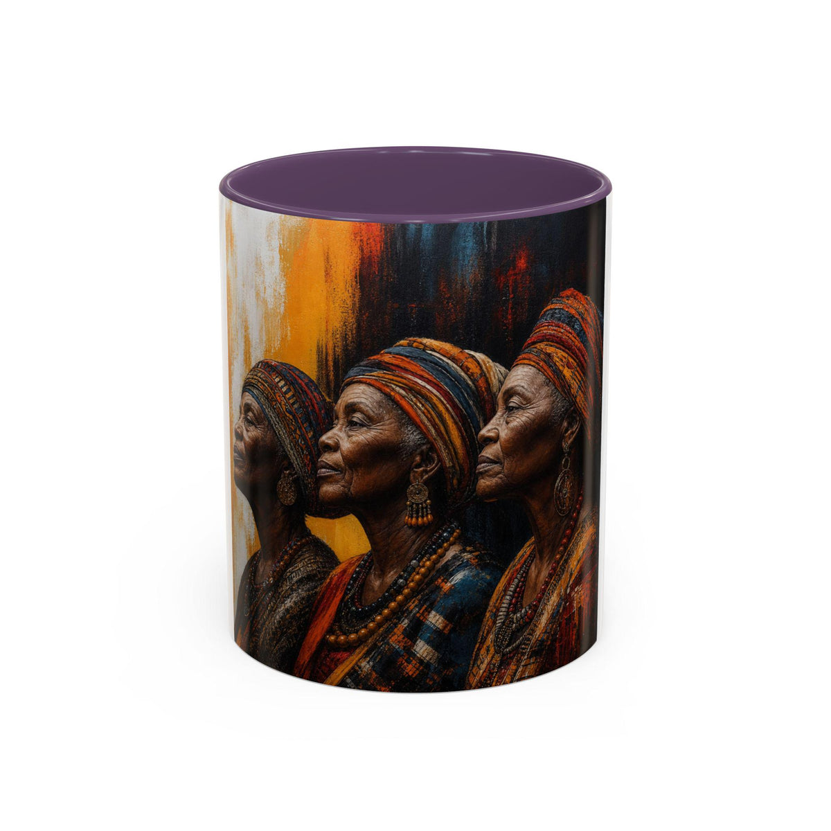 African Elder Portrait coffee mug | Accent 11oz or 15oz
