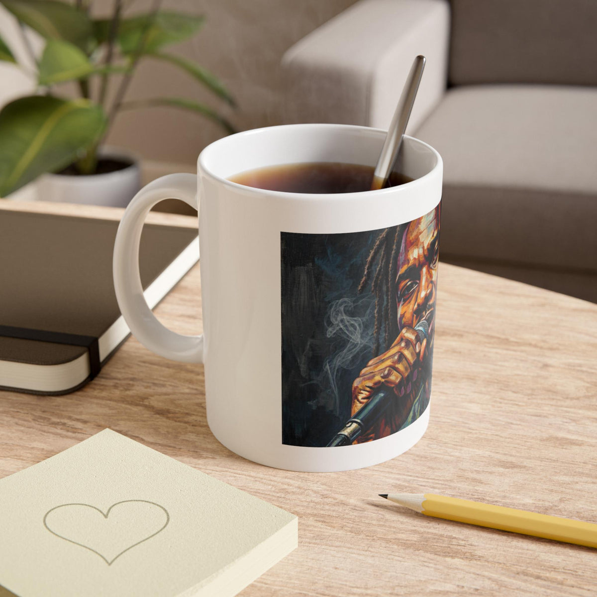 Reggae Singer Portrait Mug | Ceramic Mug