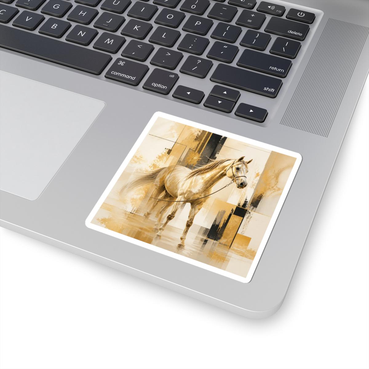 Horse Art Vinyl Stickers (Kiss-Cut)  Glossy Finish, Indoor Decor