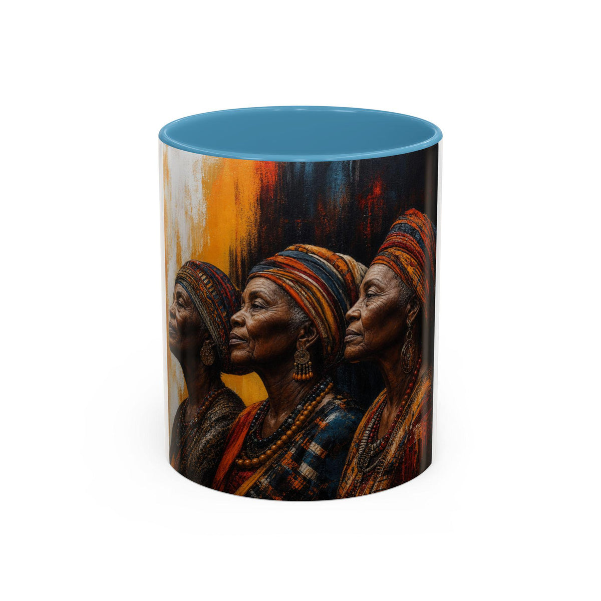 African Elder Portrait coffee mug | Accent 11oz or 15oz