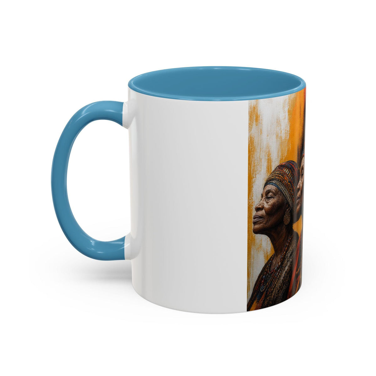 African Elder Portrait coffee mug | Accent 11oz or 15oz