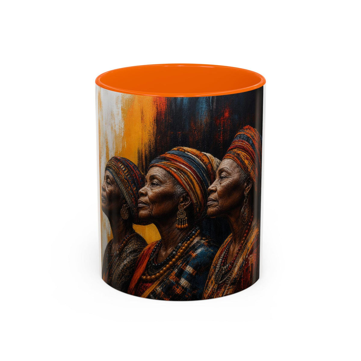 African Elder Portrait coffee mug | Accent 11oz or 15oz