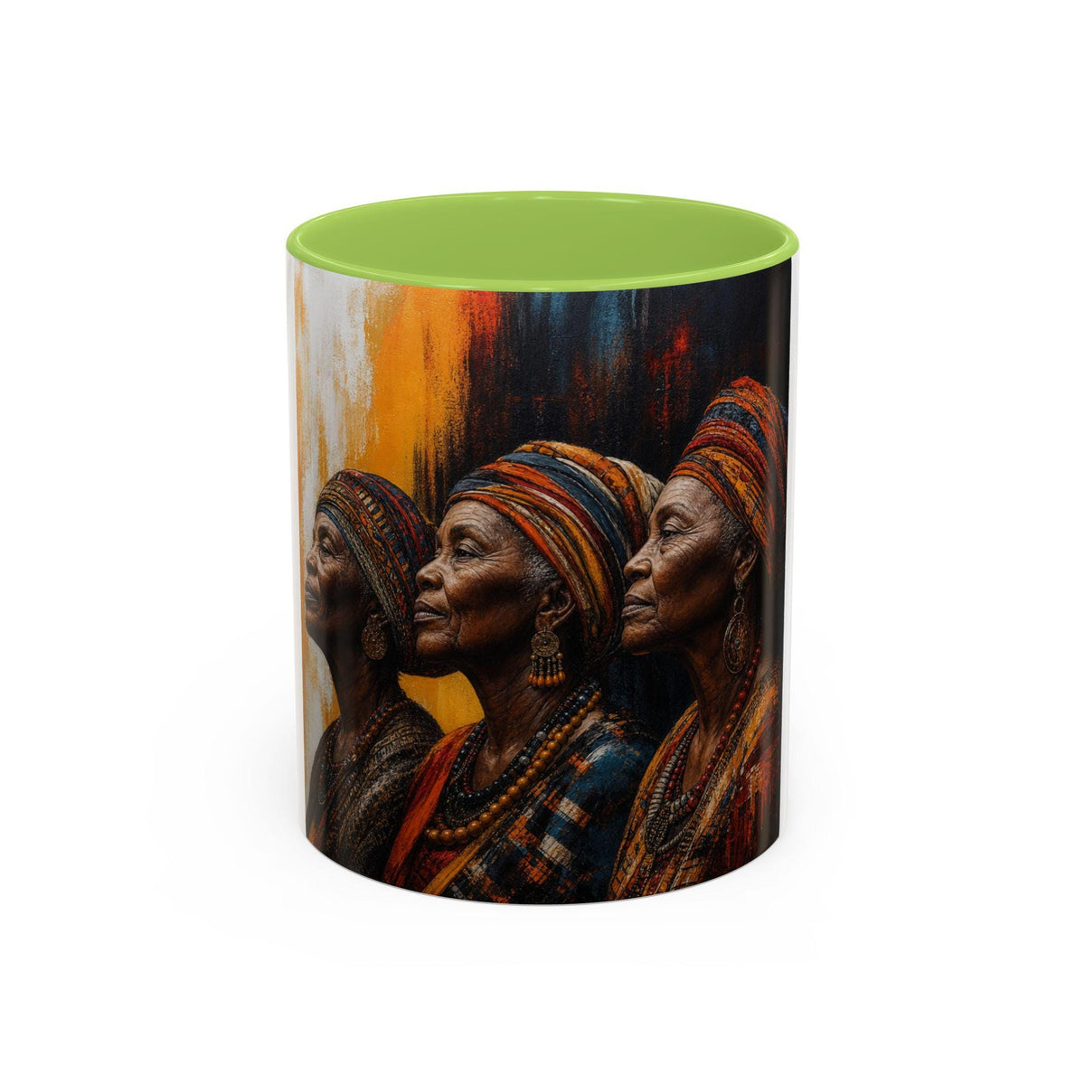 African Elder Portrait coffee mug | Accent 11oz or 15oz