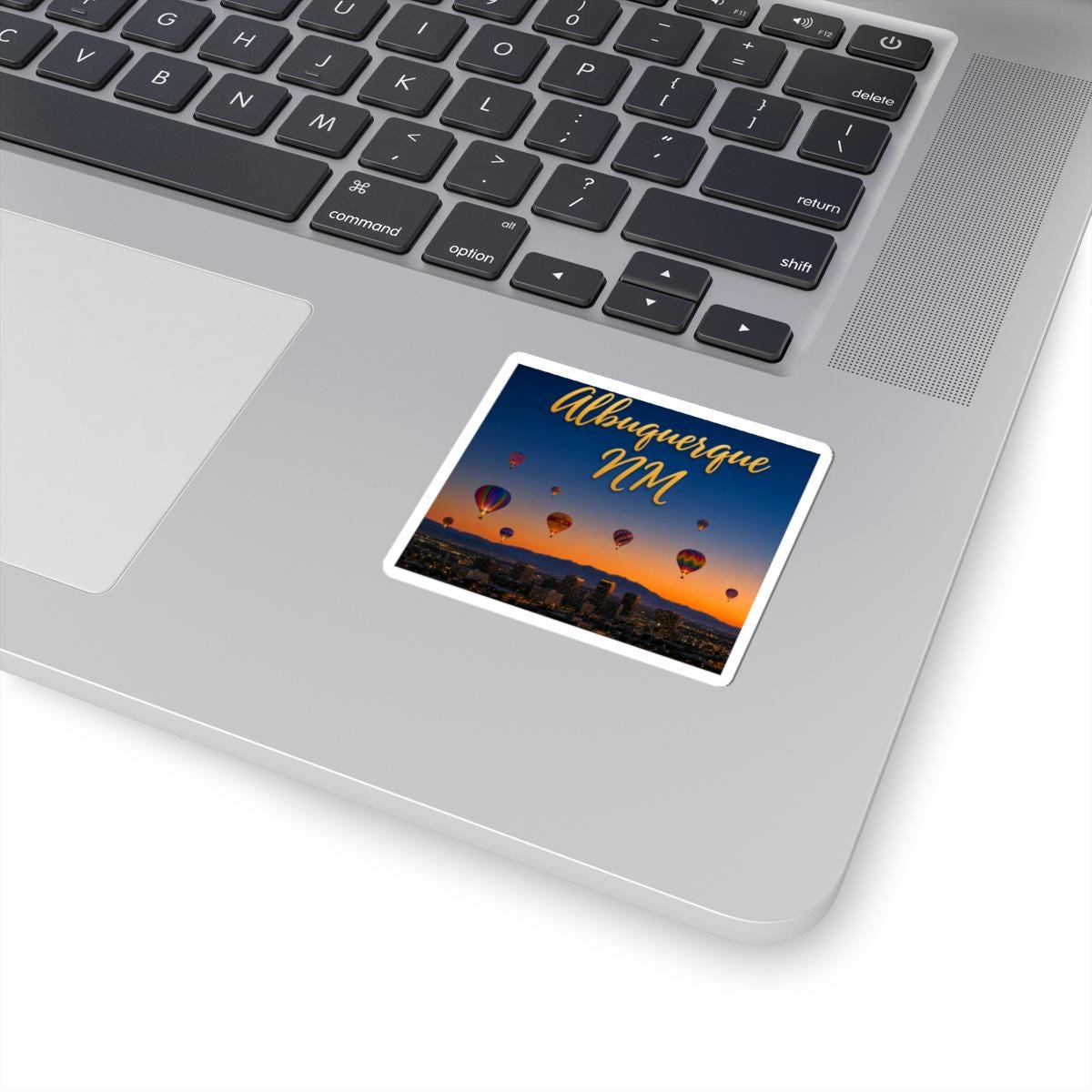 Albuquerque NM Hot Air Balloon Vinyl Sticker (Kiss-Cut)