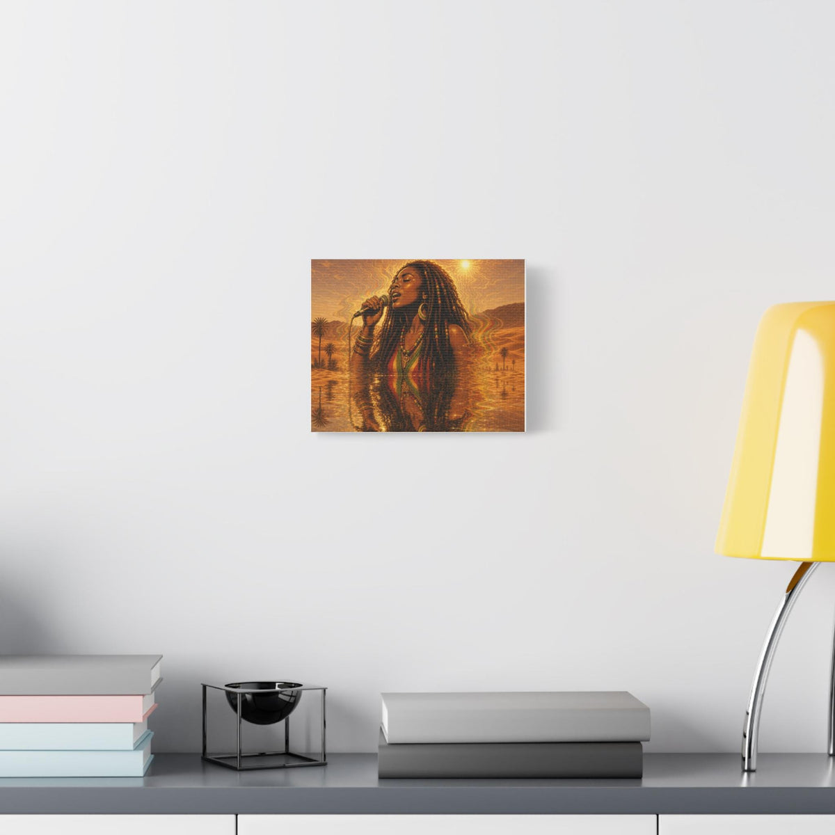 Reggae Soul Singer Matte Canvas