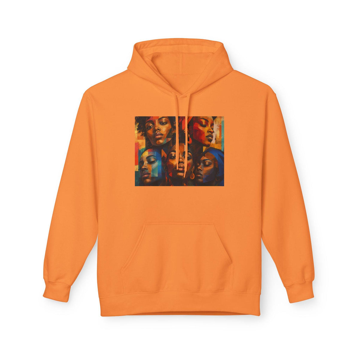 Colorful Pop Art Faces Hoodie | Retro Portrait Collage