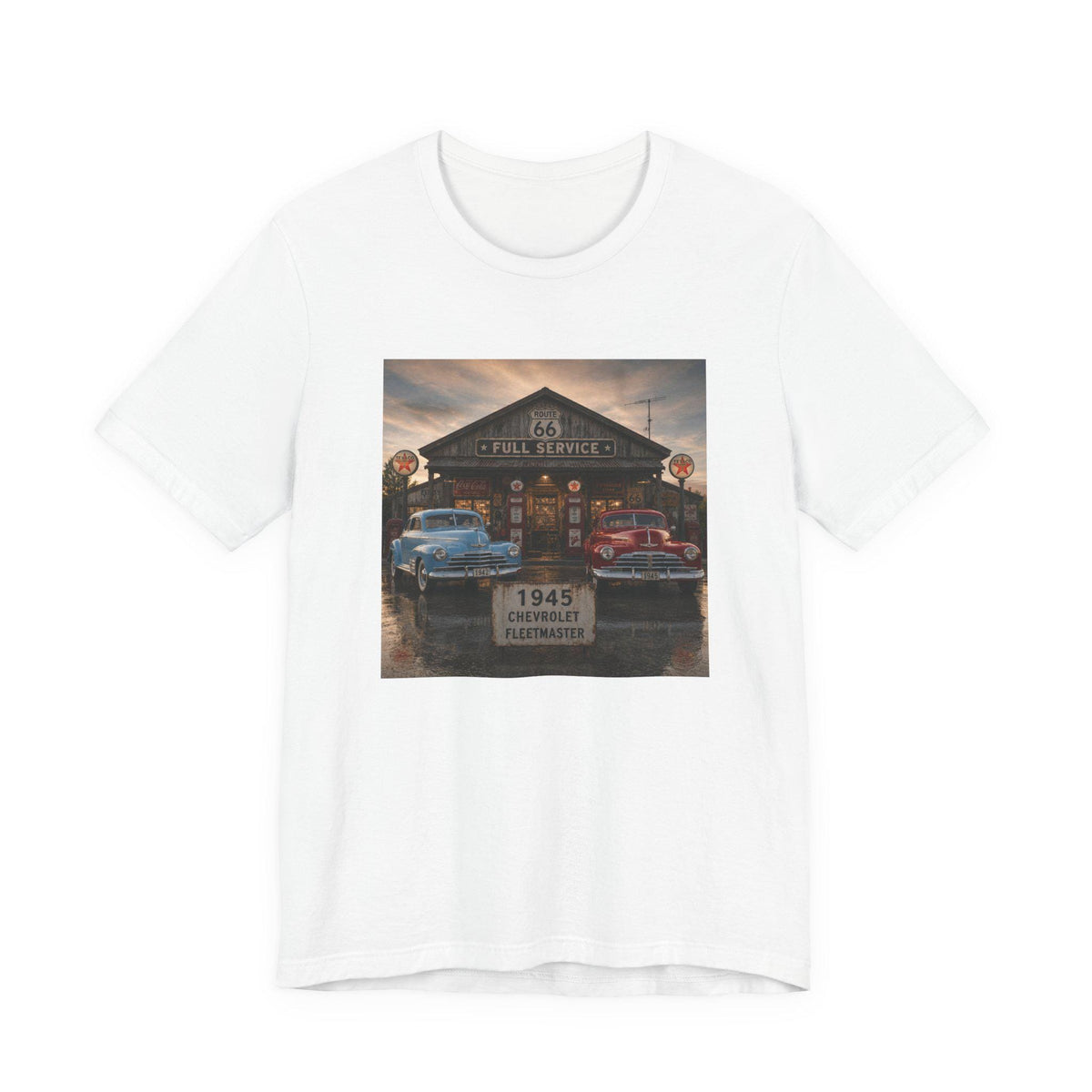 Vintage Dockhouse Photo Tee  Rustic Harbor Scene T-Shirt