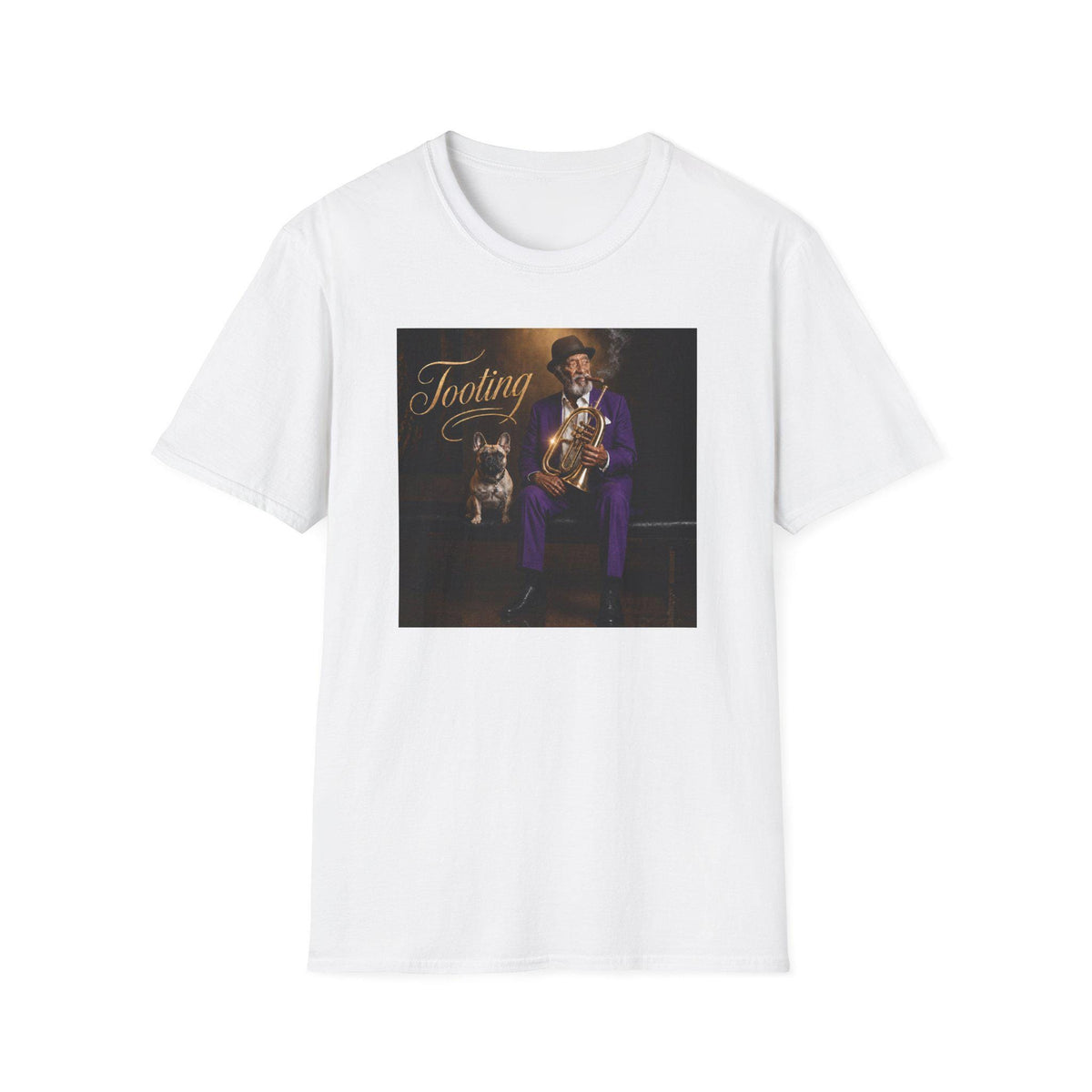 T-Shirt  'Feeling Groovy' Vintage Sax Player Graphic Tee