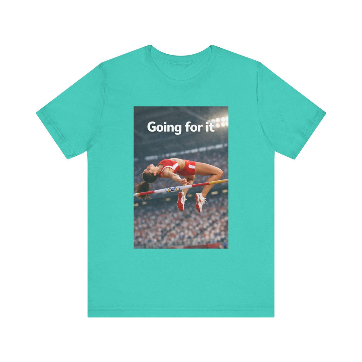 High Jump 'Going For It' Motivational Tee