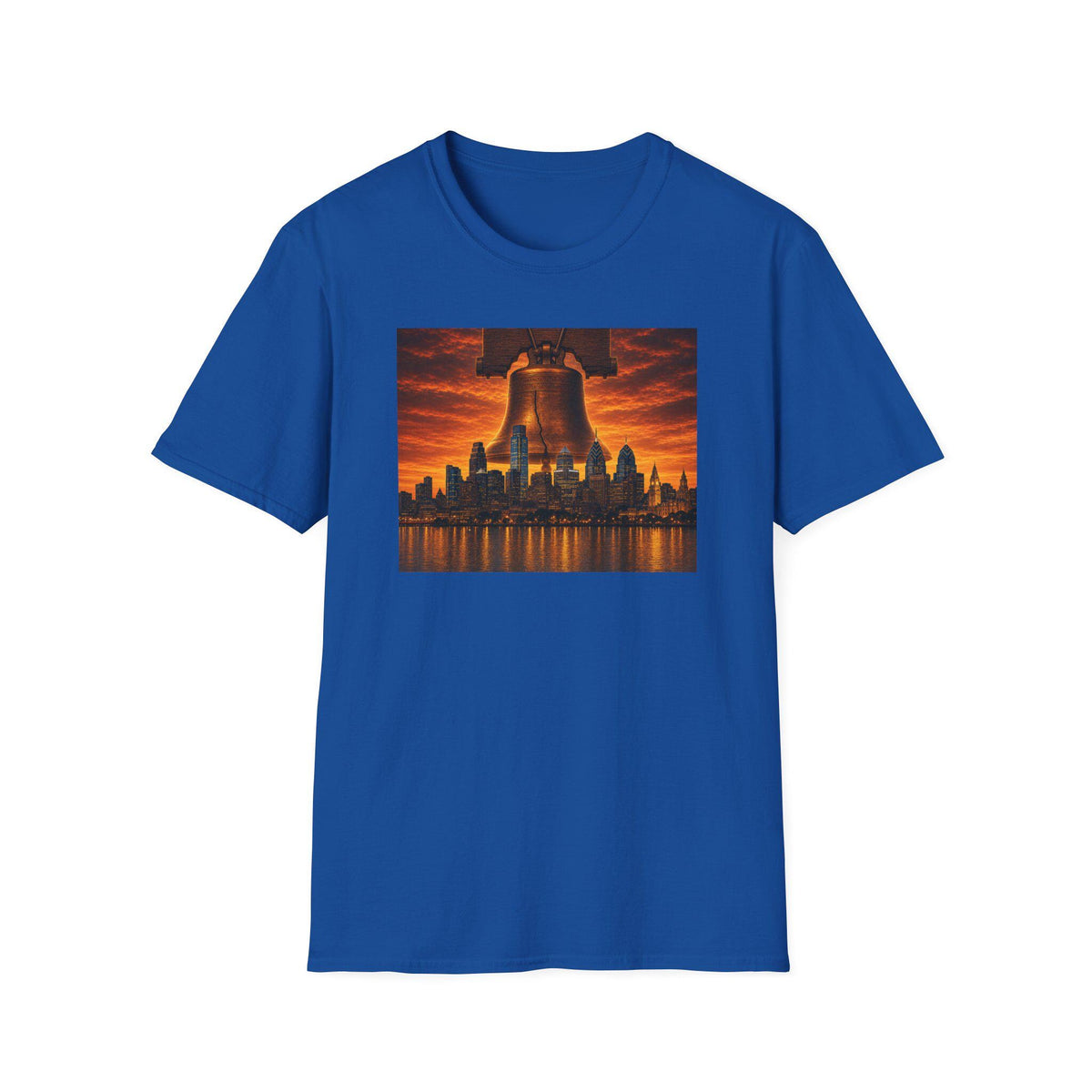 Philadelphia Liberty Bell Sunset T-Shirt