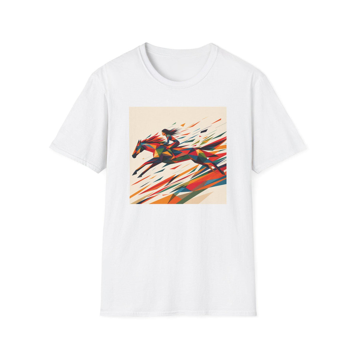 Galloping Colorblock Horse T-Shirt