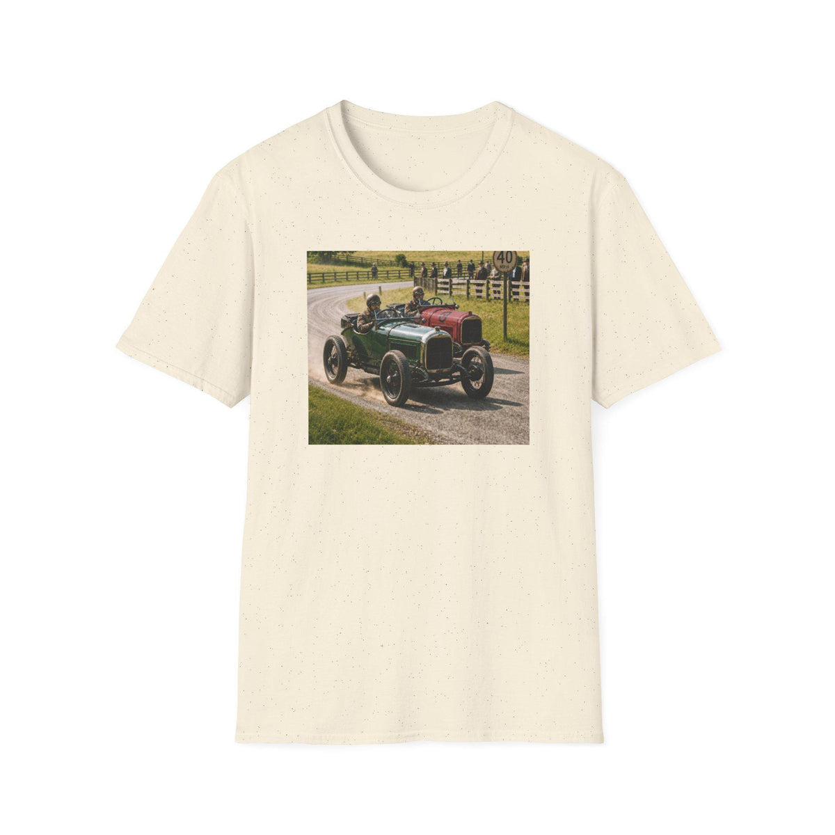 Vintage Racing Car T-Shirt | Classic Antique Auto Illustration