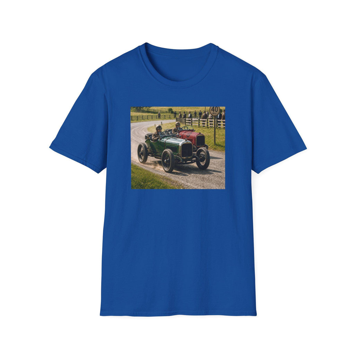Vintage Racing Car T-Shirt | Classic Antique Auto Illustration