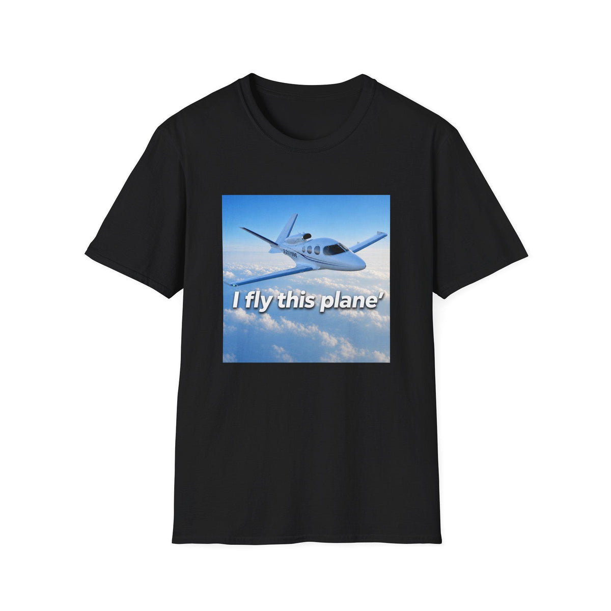 I fly this plane T-Shirt | Small Plane Graphic, Aviation Shirt