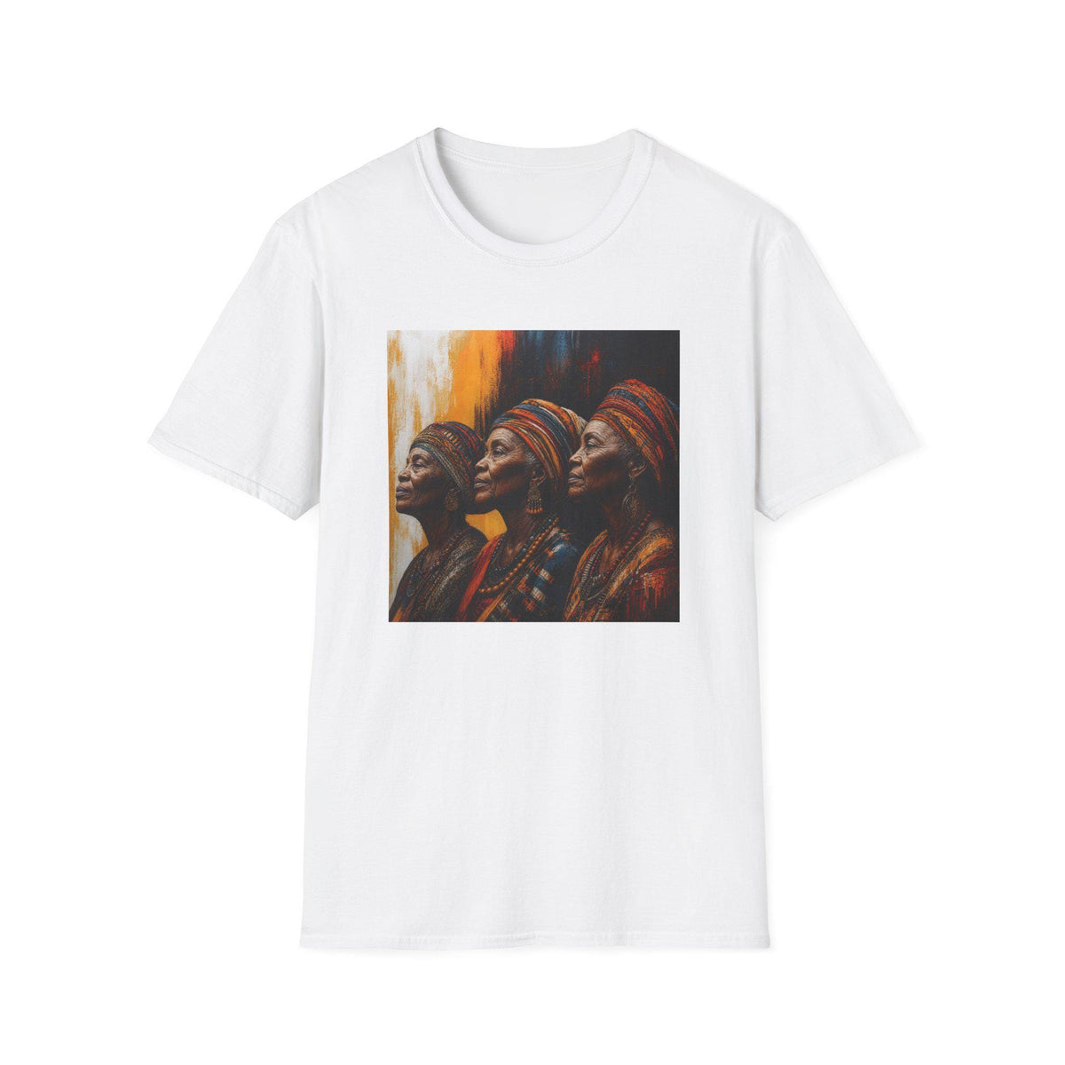 African Queens Portrait T-Shirt  Regal Women Art Tee