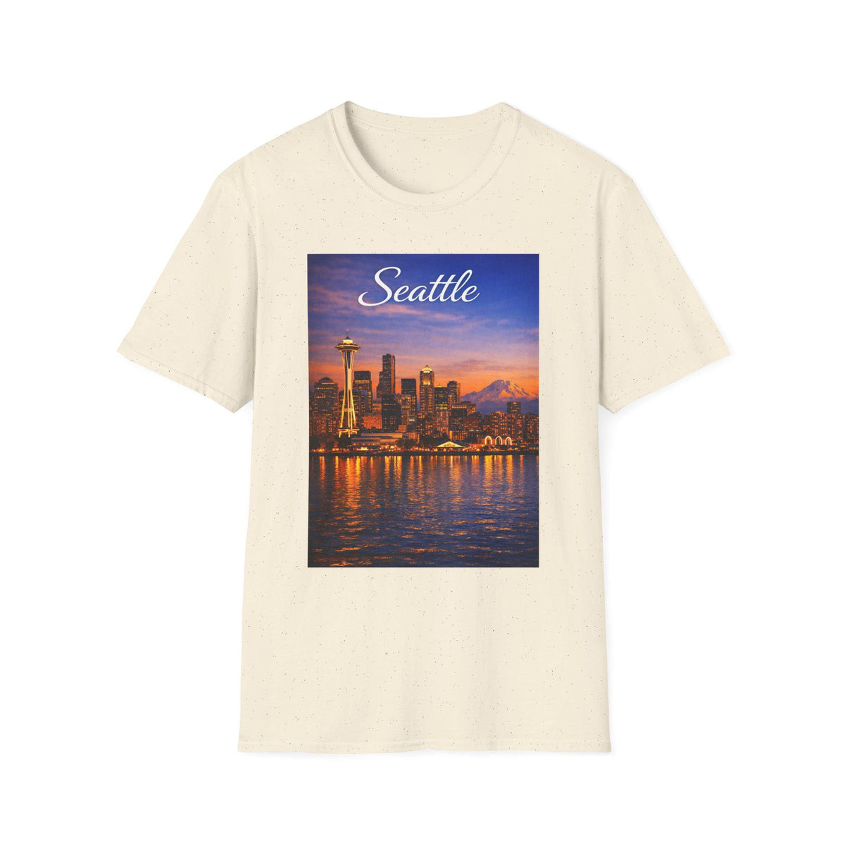 Seattle skyline sunset T-Shirt | Seattle cityscape tee