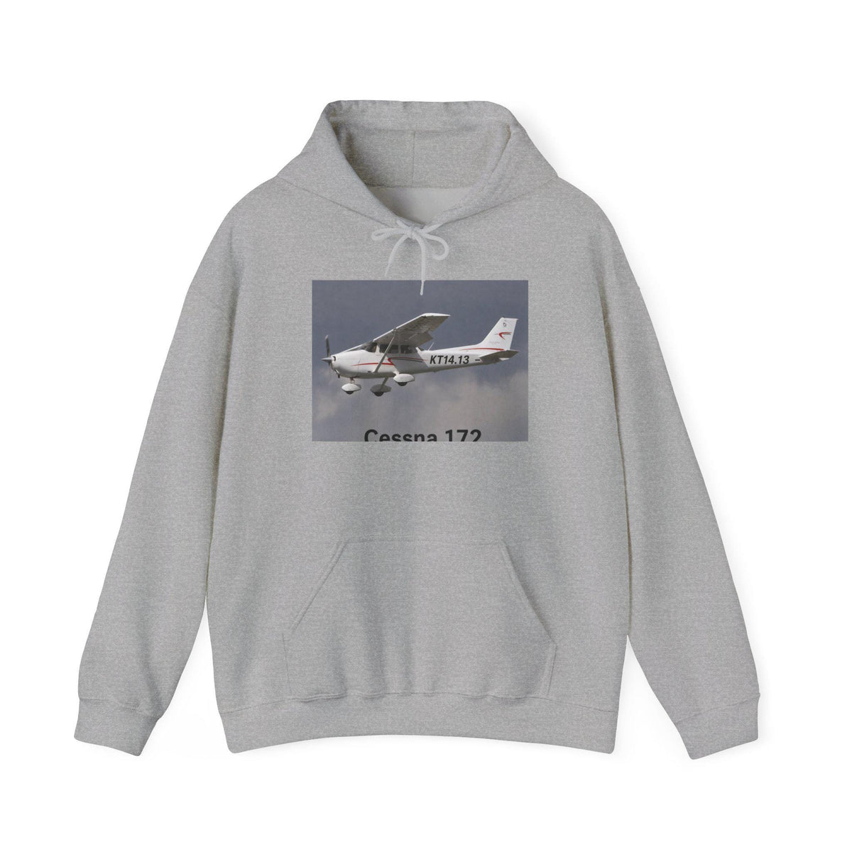 Cessna 172 Airplane Hoodie | Light Aircraft Pilot Aviation Sweatshirt