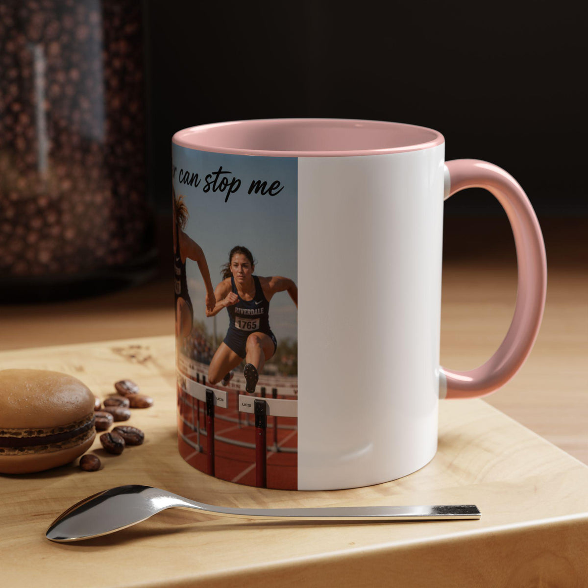 No Barrier Can Stop Me Hurdler Mug | Accent Coffee Mug 11oz 15oz