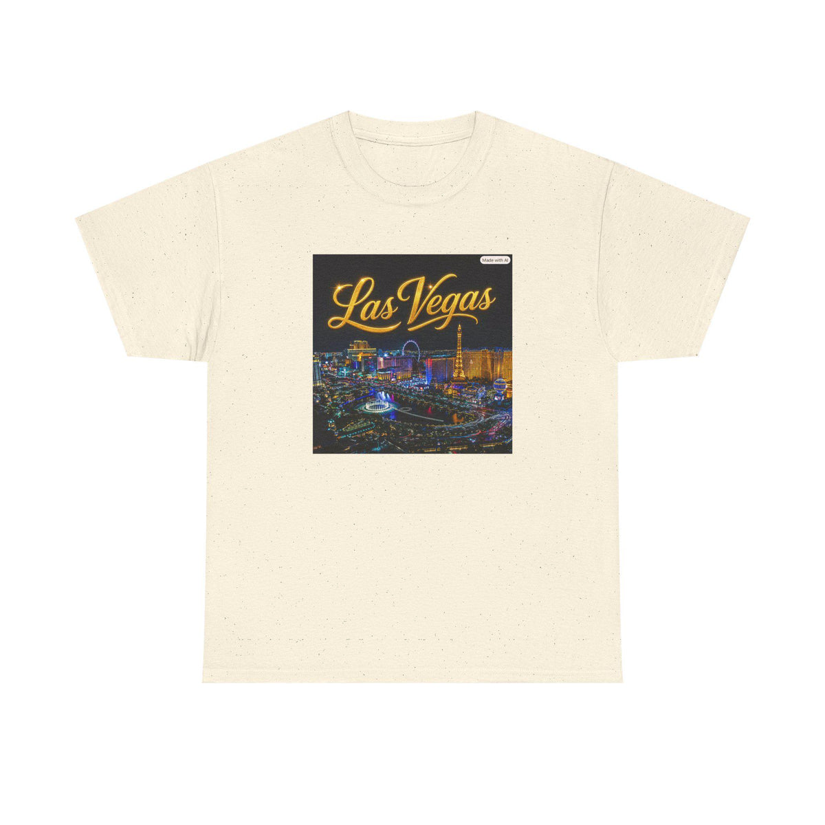 Las Vegas Skyline T-Shirt | Neon Strip Nightcity Tee