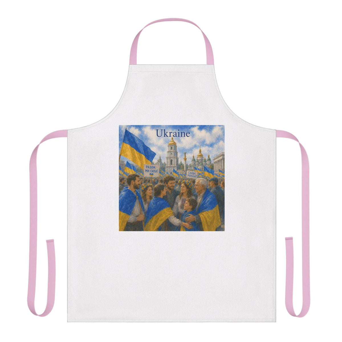 Apron, 5-Color Straps (AOP)