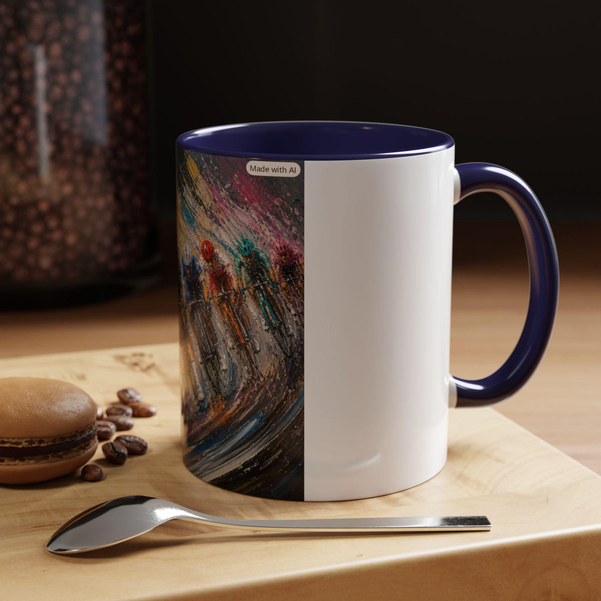 Cycling Race Riders Mug | Accent Coffee Mug 11oz 15oz