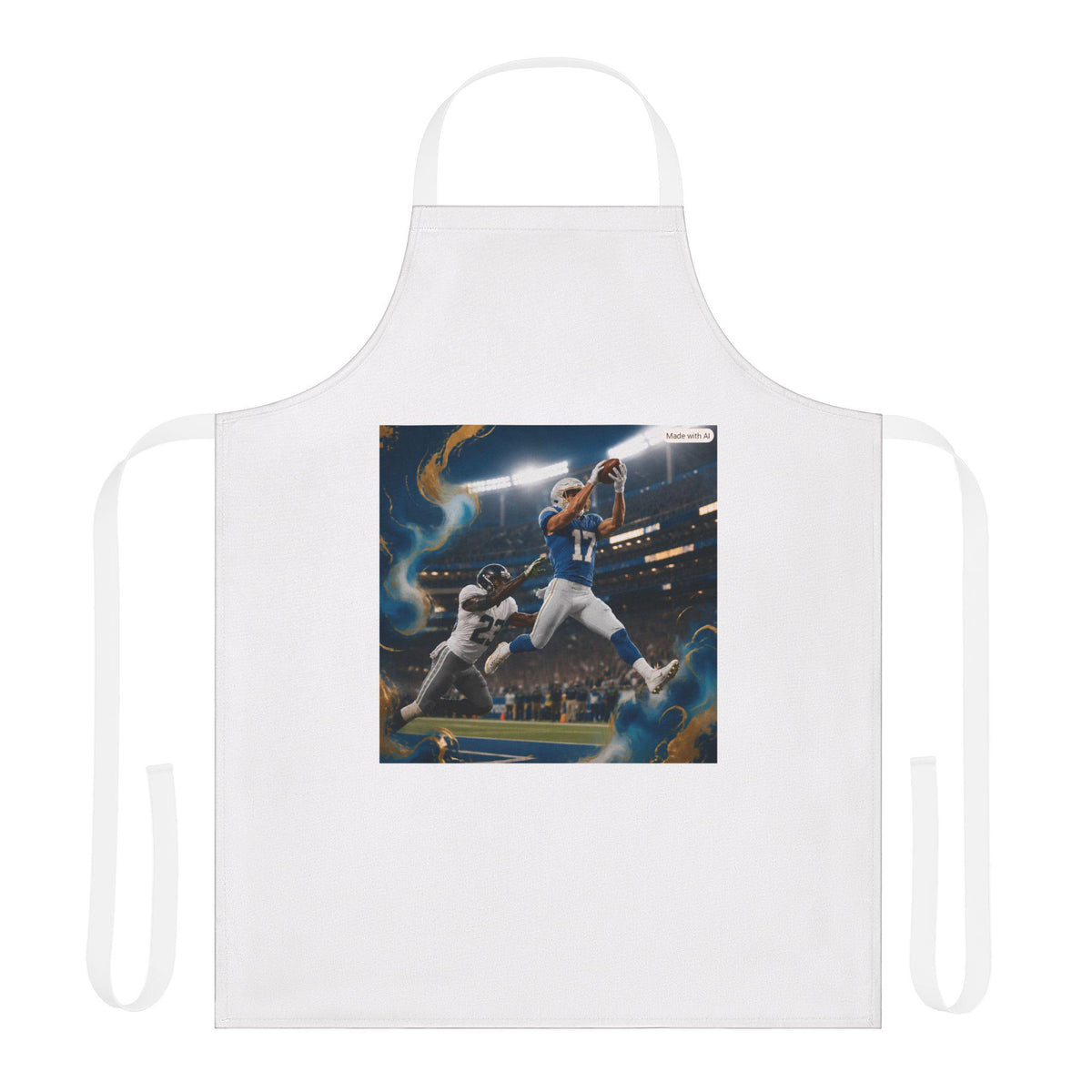 Quarterback Throwing Football Apron | Sports Cooking Apron