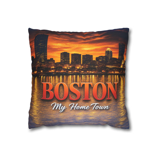 Faux Suede Square Pillowcase