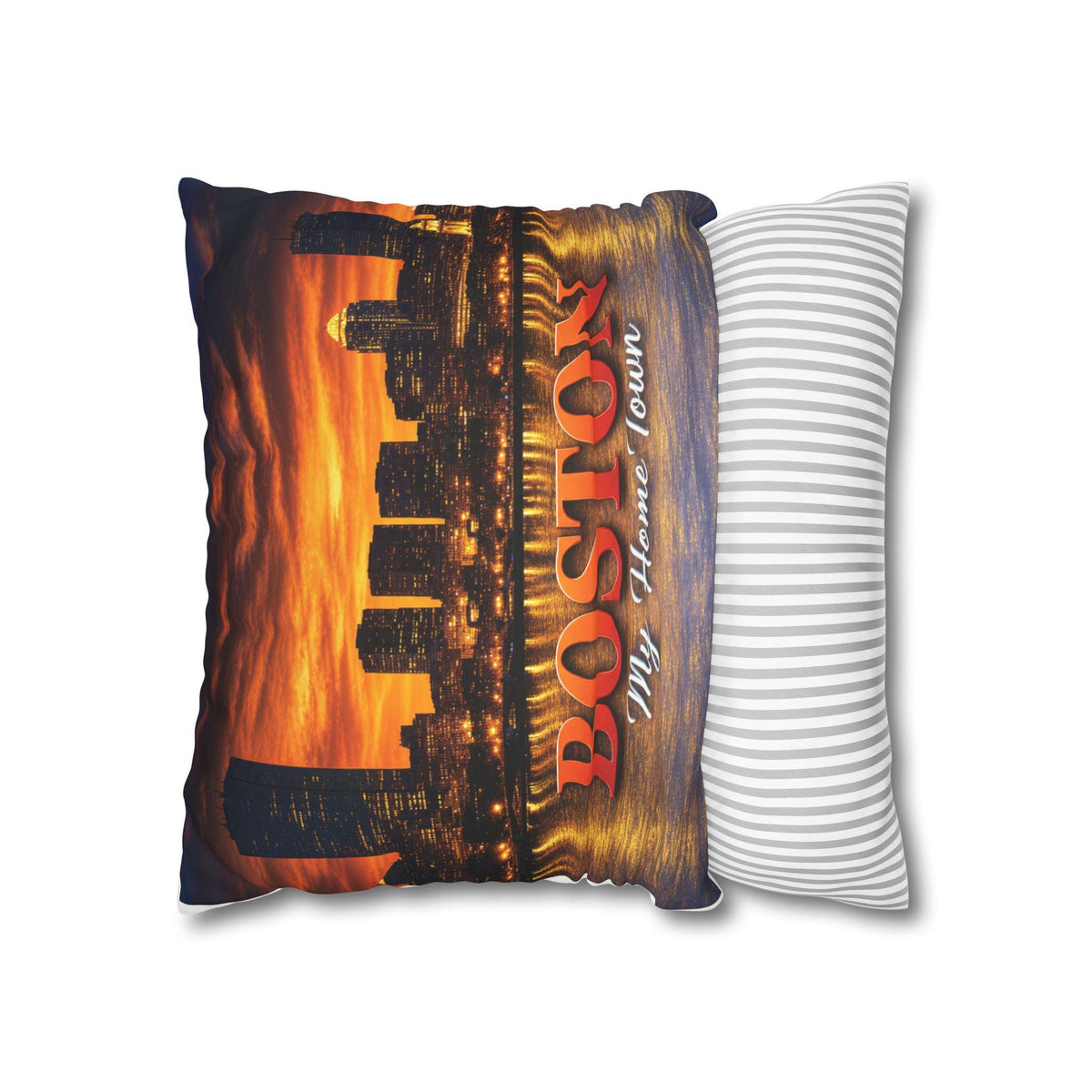 Faux Suede Square Pillowcase