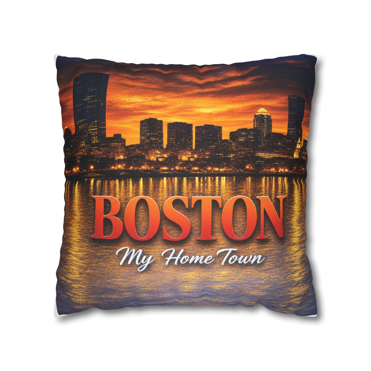 Faux Suede Square Pillowcase