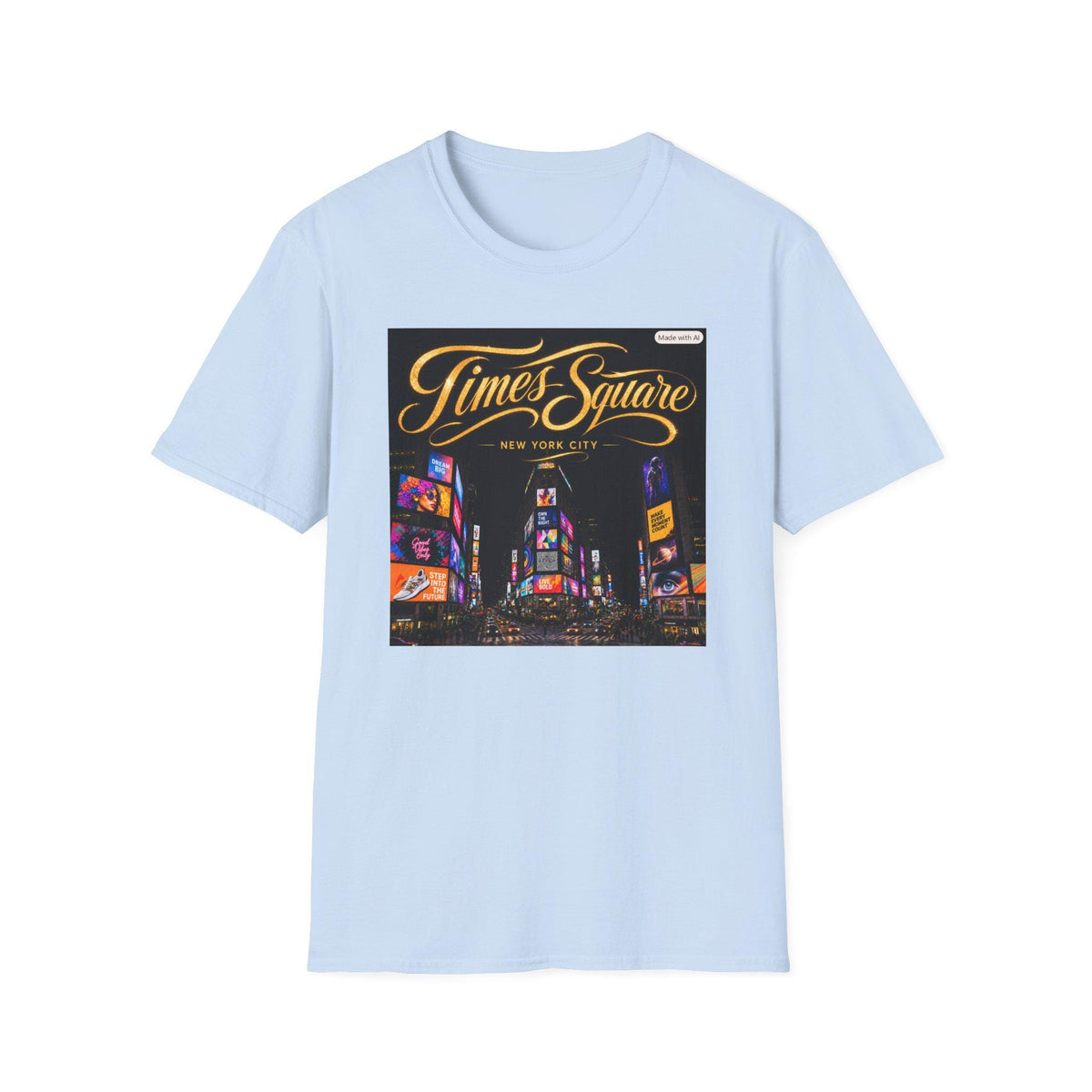 Times Square Night Photo T-Shirt | New York City Skyline Tee