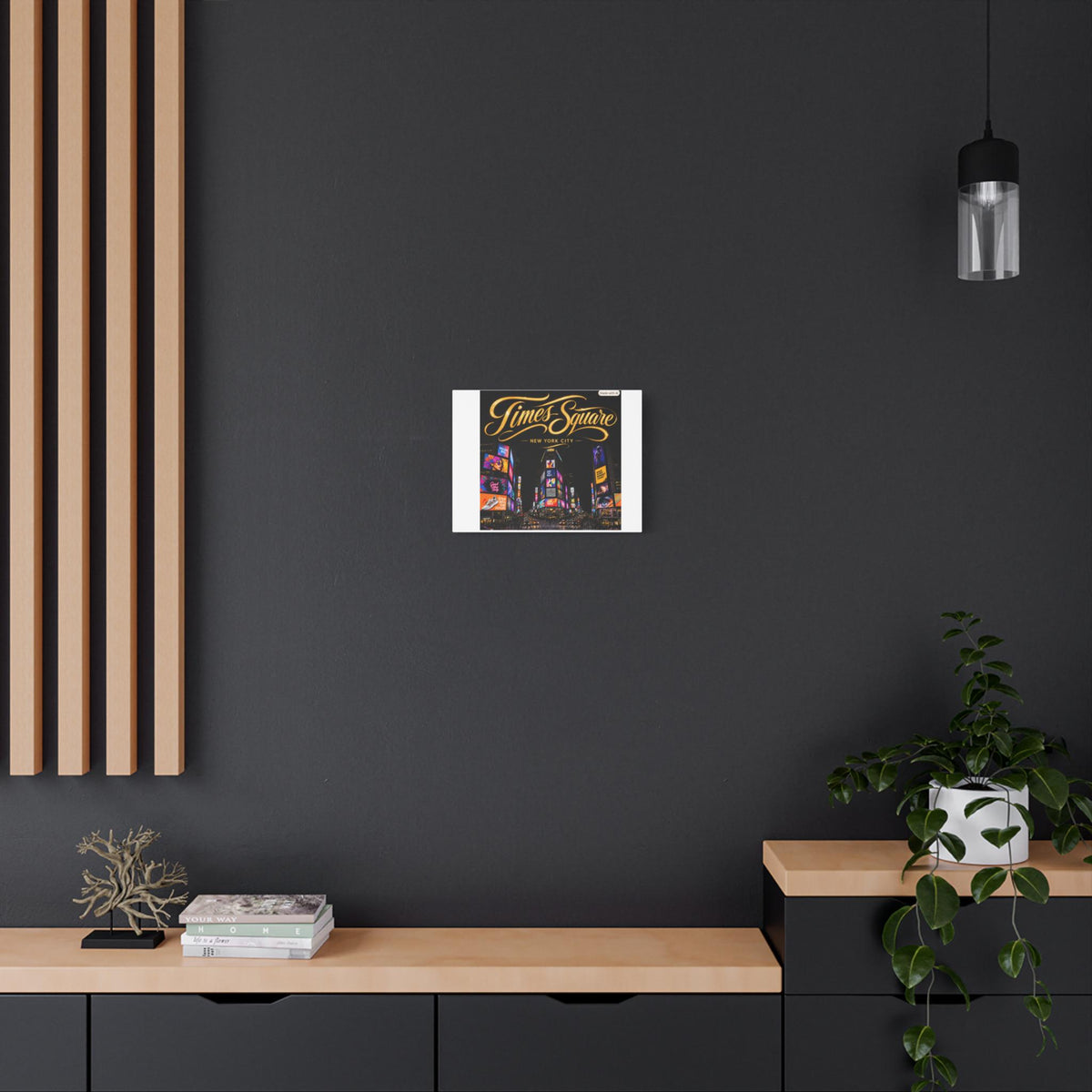 Times Square Night Skyline Canvas | New York City Matte Stretched