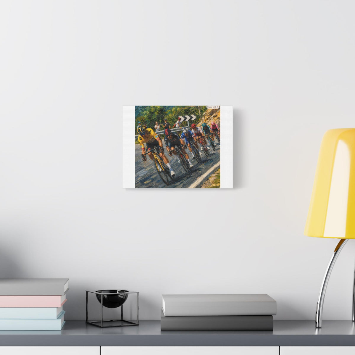 Cycling Race Peloton Matte Canvas
