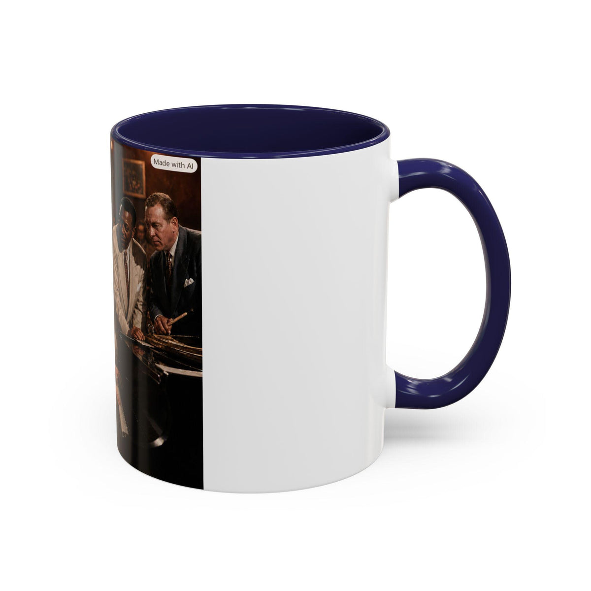 Vintage Jazz Scene Accent Coffee Mug | 11oz 15oz
