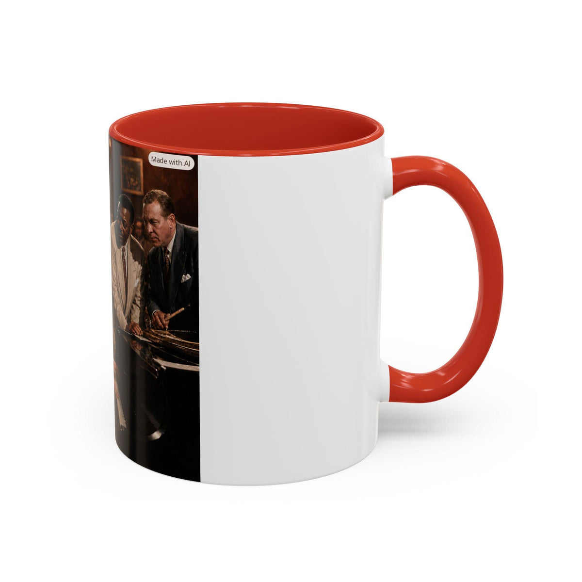 Vintage Jazz Scene Accent Coffee Mug | 11oz 15oz