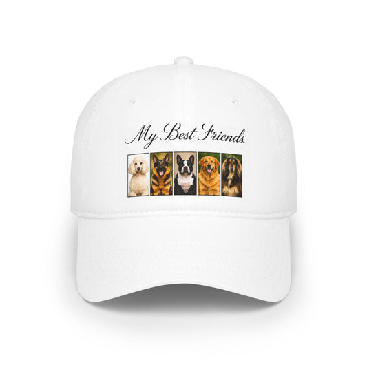 Dog Portraits Baseball Cap | Pet Lover Cotton Twill Hat