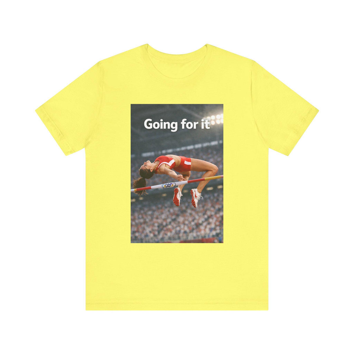 High Jump 'Going For It' Motivational Tee