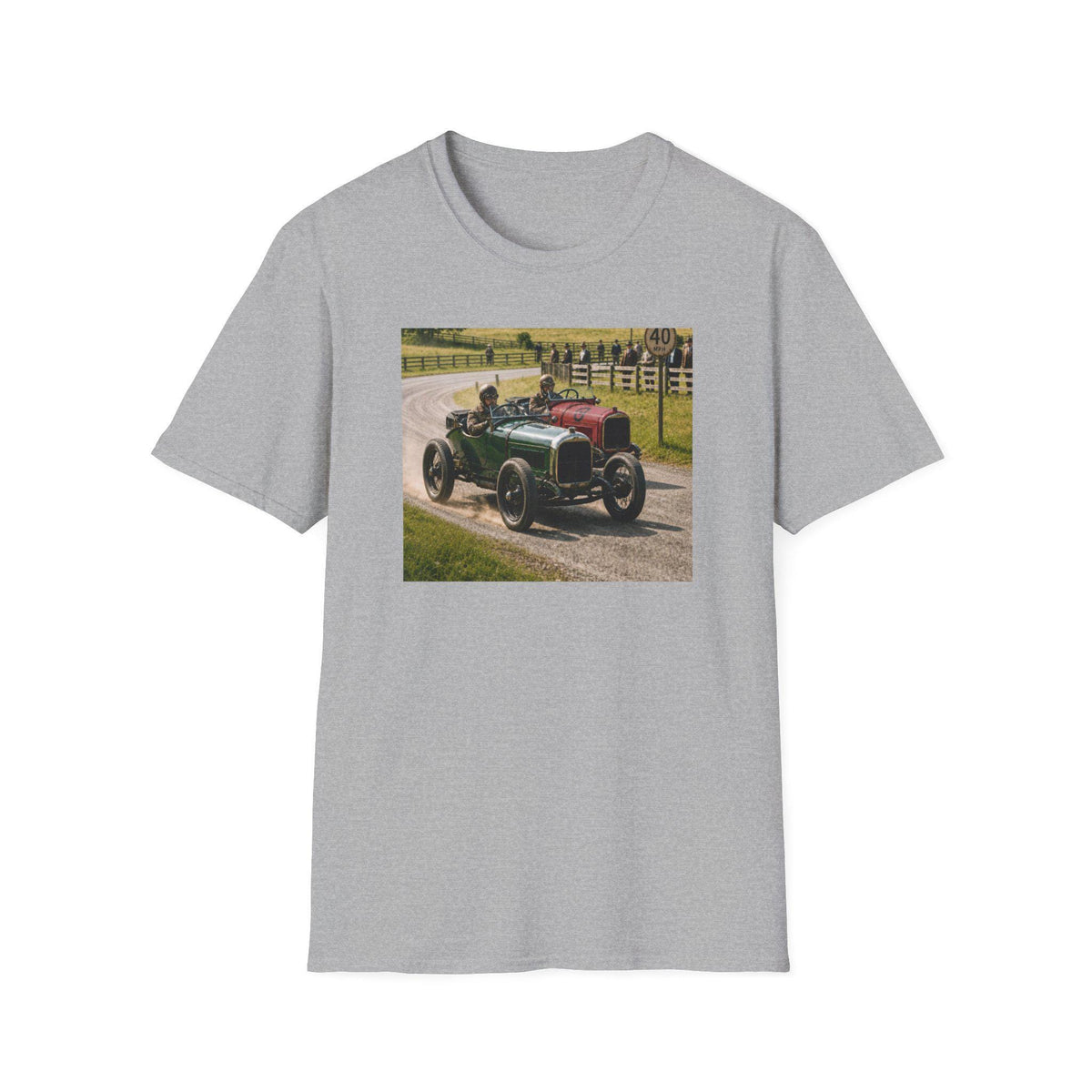 Vintage Racing Car T-Shirt | Classic Antique Auto Illustration