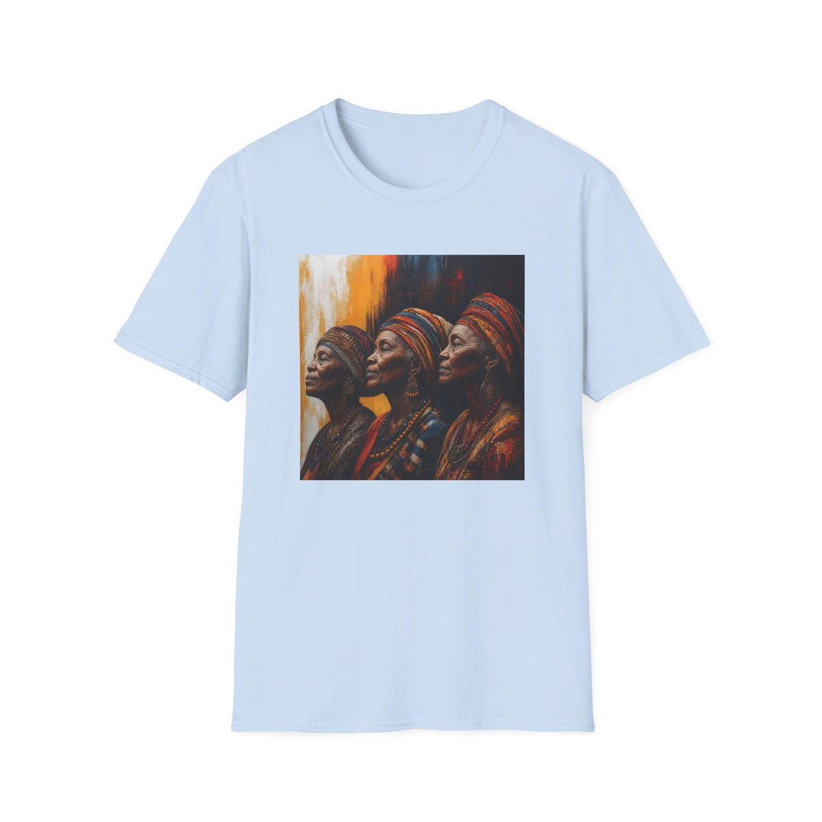 African Queens Portrait T-Shirt  Regal Women Art Tee