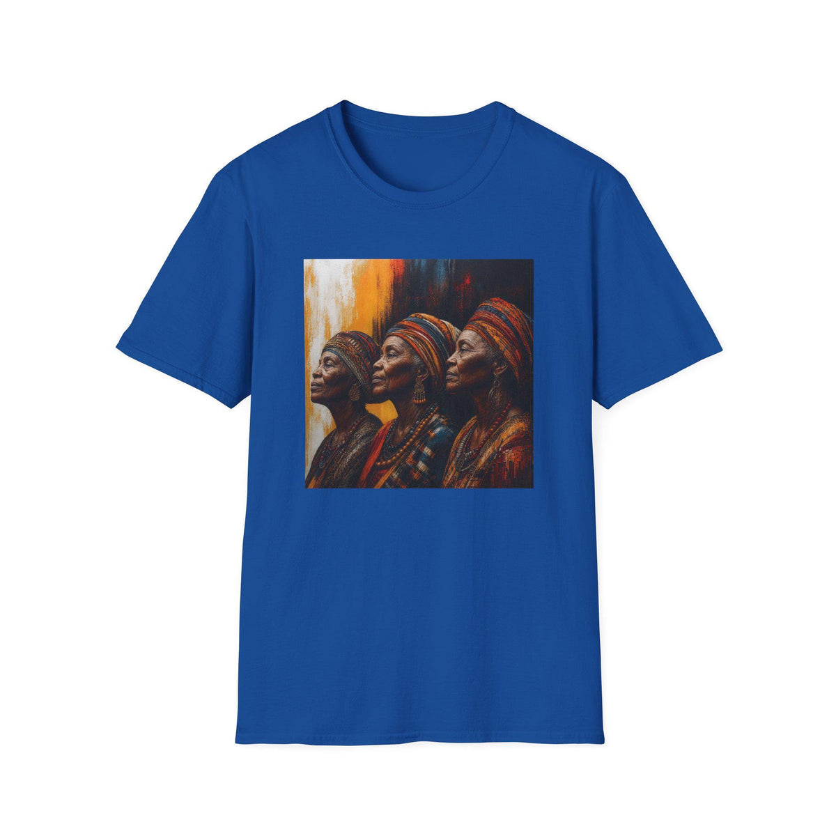 African Queens Portrait T-Shirt  Regal Women Art Tee