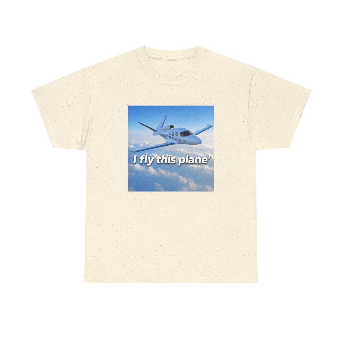 I fly this plane T-Shirt | Airplane Pilot Graphic Tee