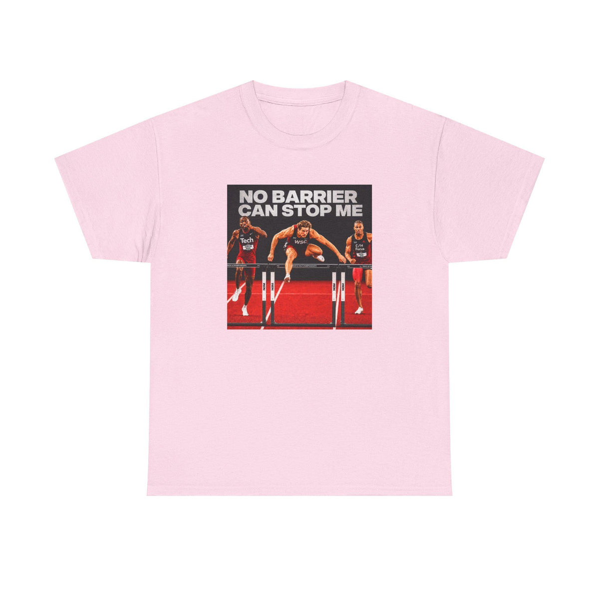 No Barrier Can Stop Me T-Shirt | Hurdles Track Athlete Motivational Tee
