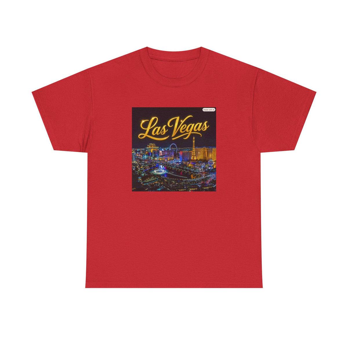 Las Vegas Skyline T-Shirt | Neon Strip Nightcity Tee