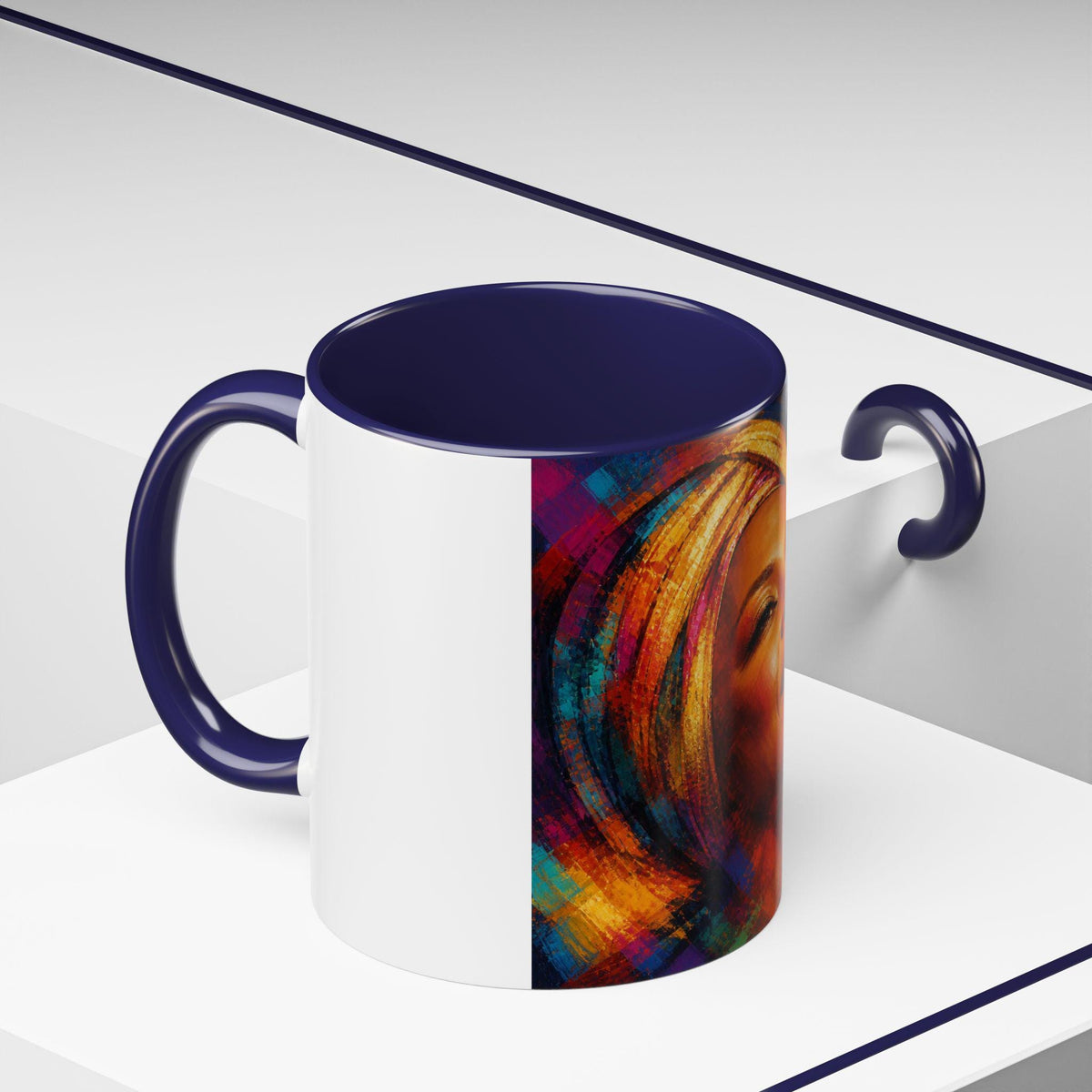 Colorful Jazz Singer Mug | Accent Coffee Mug 11oz 15oz