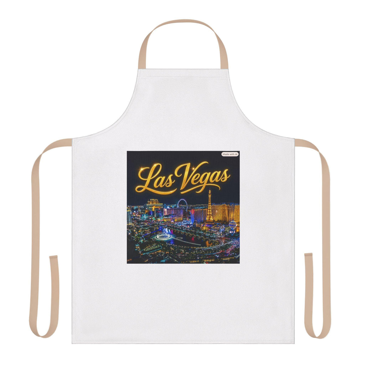 Las Vegas Skyline Apron | Neon Strip Night Scene