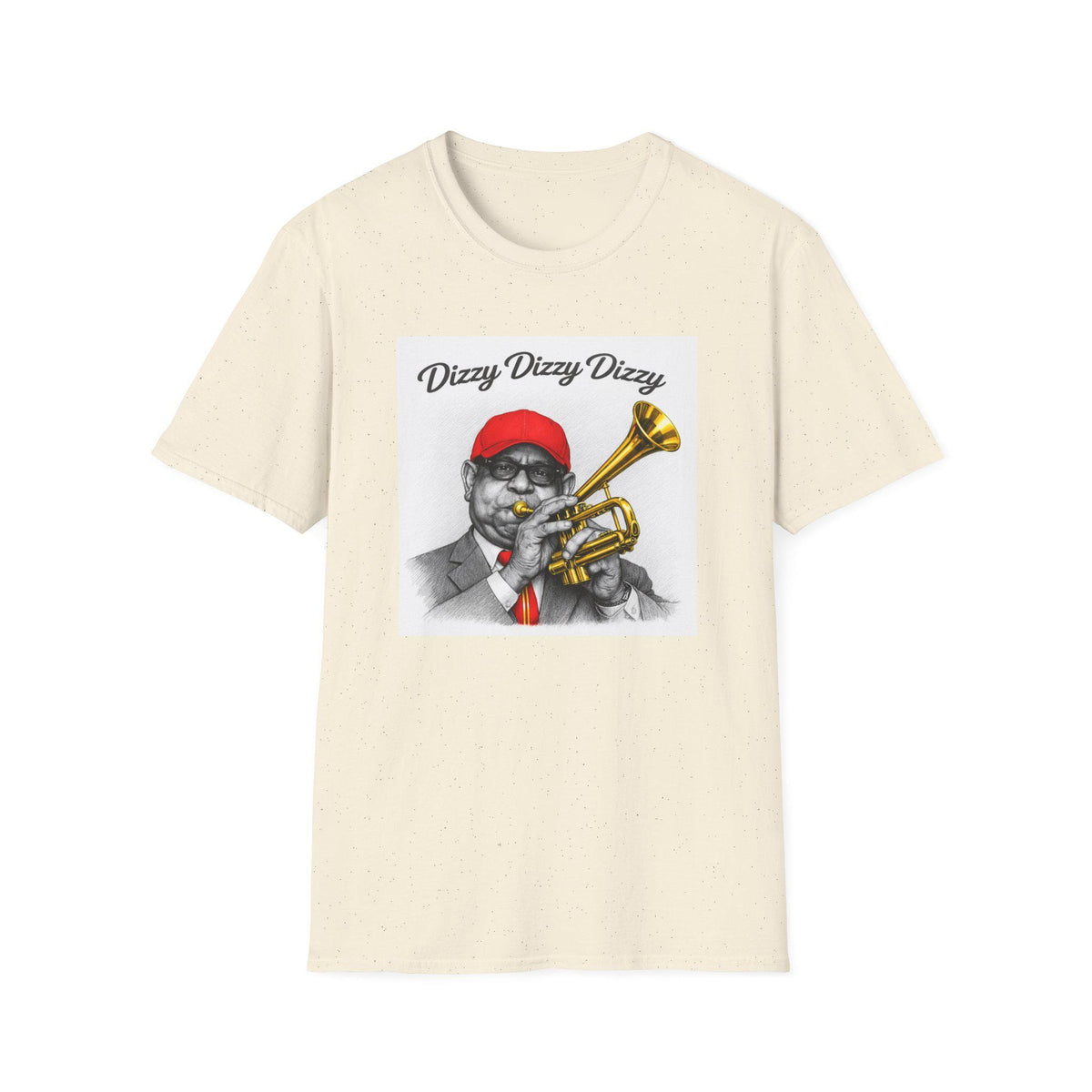 Dizzy Gillespie Trumpet Player T-Shirt | Jazz Musician Graphic Tee