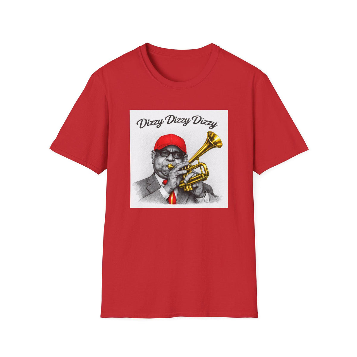 Dizzy Gillespie Trumpet Player T-Shirt | Jazz Musician Graphic Tee